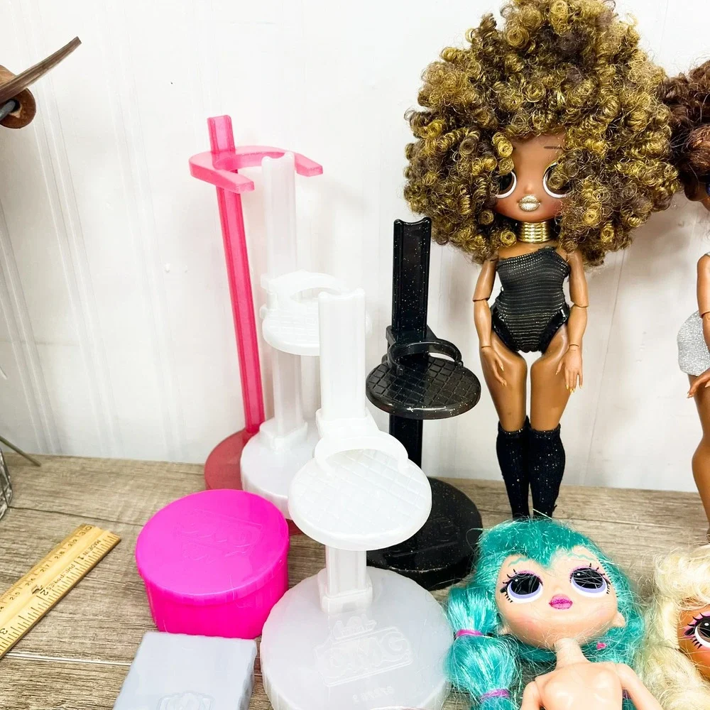 LOL Surprise OMG Doll Lot Accessories Stands Journals 13 Dolls